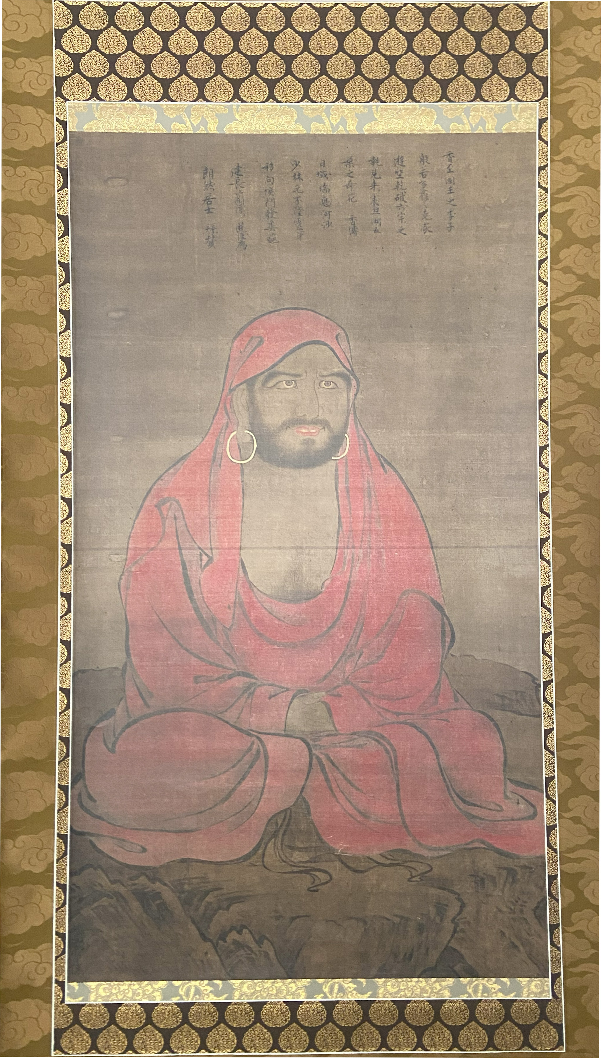 向嶽寺蔵国宝達磨図 110×60㎝ 2重箱 複製 1幅 | 大正13年